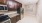 a kitchen with black appliances